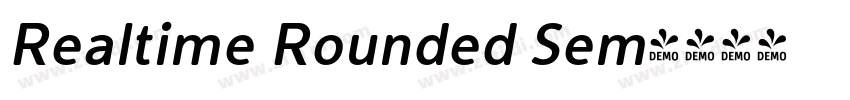 Realtime Rounded Sem字体转换